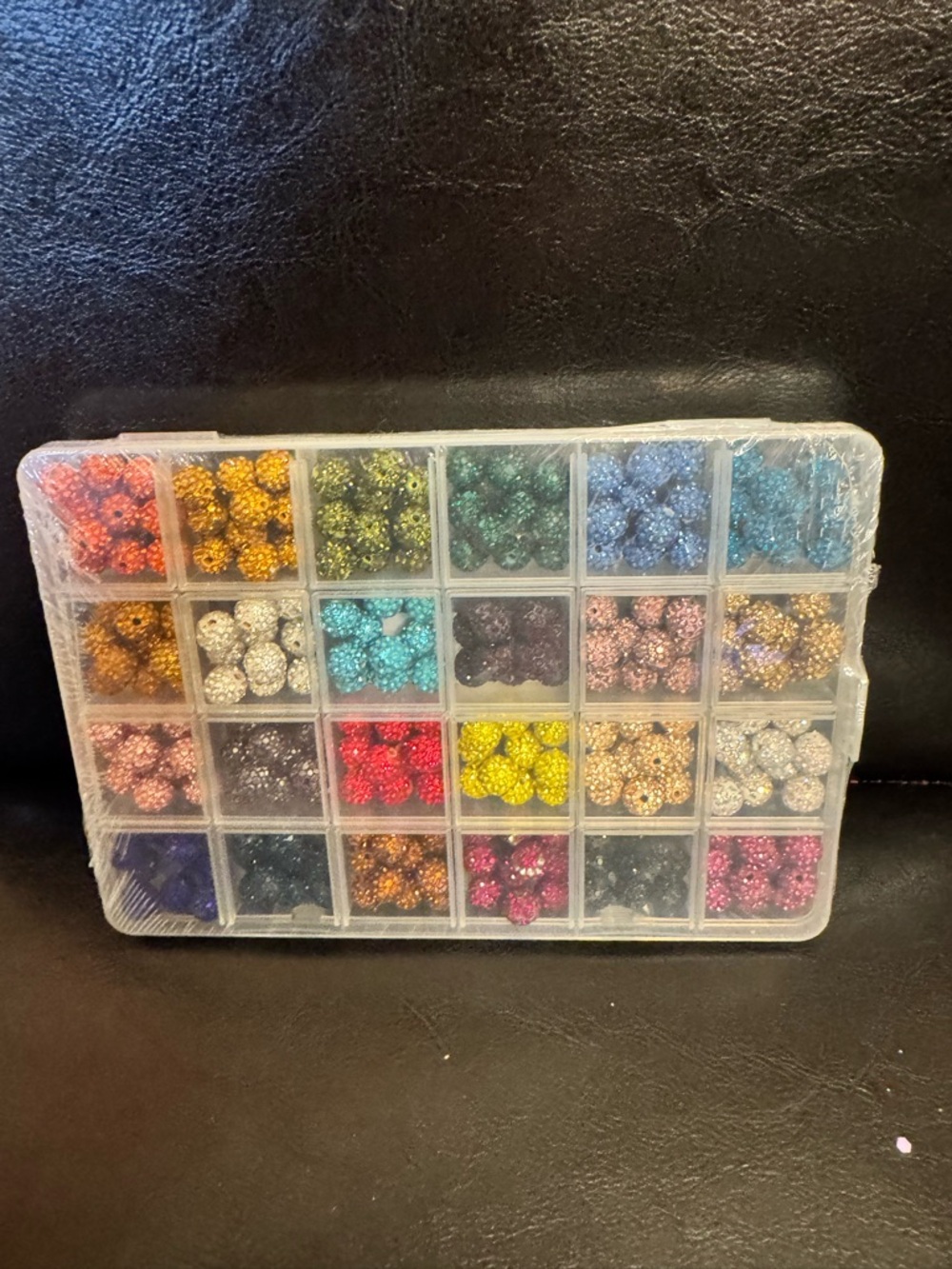 Rhinestone Spacer Bead Assortment - Multicolor